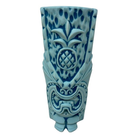 Tiki Underground The Pineapple King Blue Tiki Mug God Lono Tiki Farm NEW - Picture 1 of 7